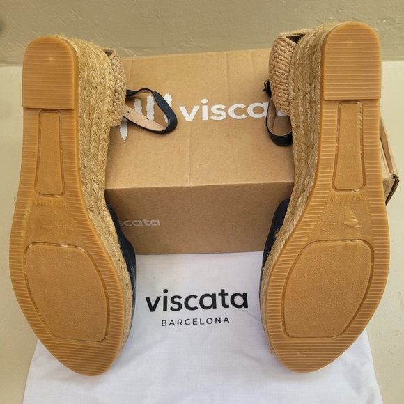 Viscata Pubol Copa 3 Espadrilles Navy sz 40 - Picture 3 of 4